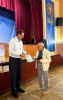 Awarding of Professor Arik Yukhymovych Kiv for scientific and educational achievements badge